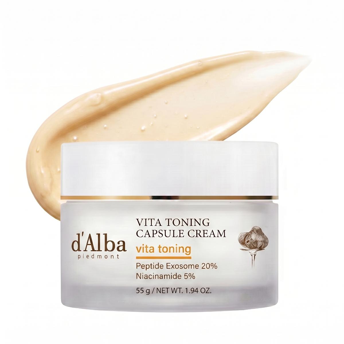 d'Alba White Truffle Vita Toning Capsule Cream Niacinamide 5% 55g