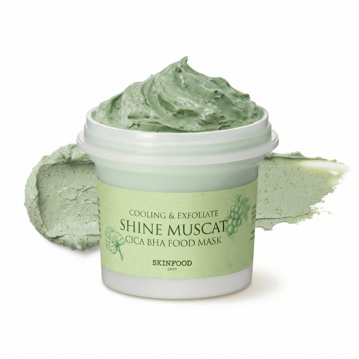 SKINFOOD Shine Muscat Cica BHA Food Mask 120g