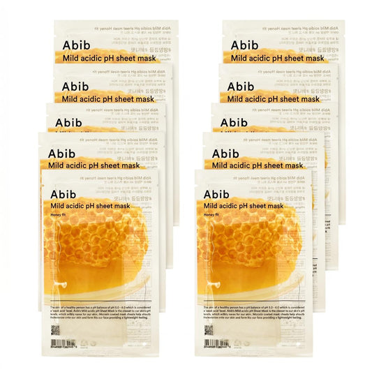 Abib Mild Acidic pH Sheet Mask Honey Fit 10 Sheets