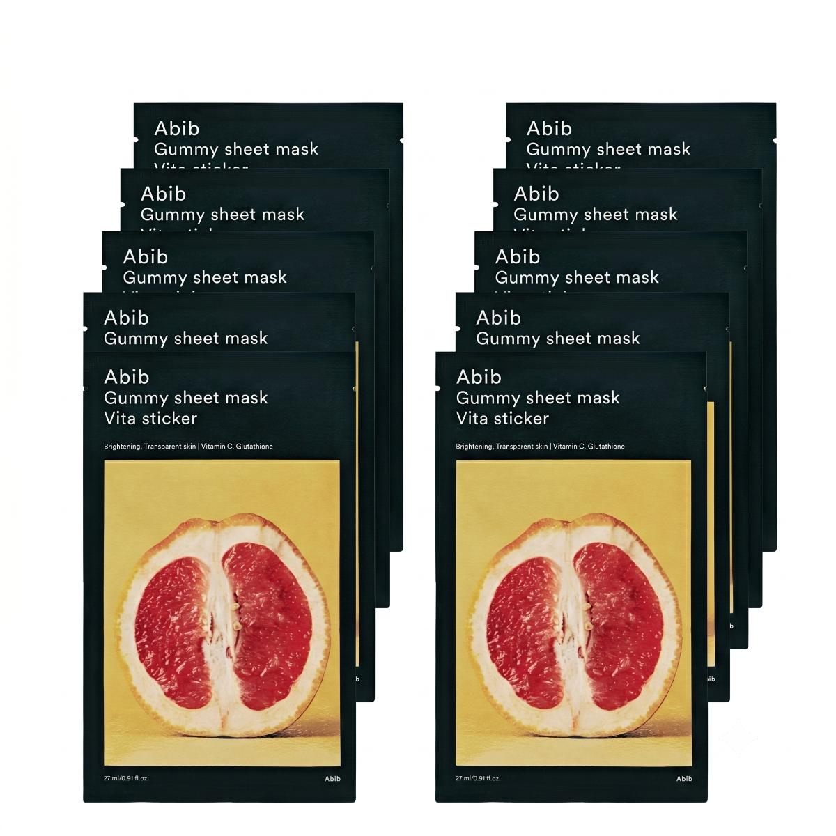 Abib Gummy Sheet Mask Vita Sticker 10 Sheets