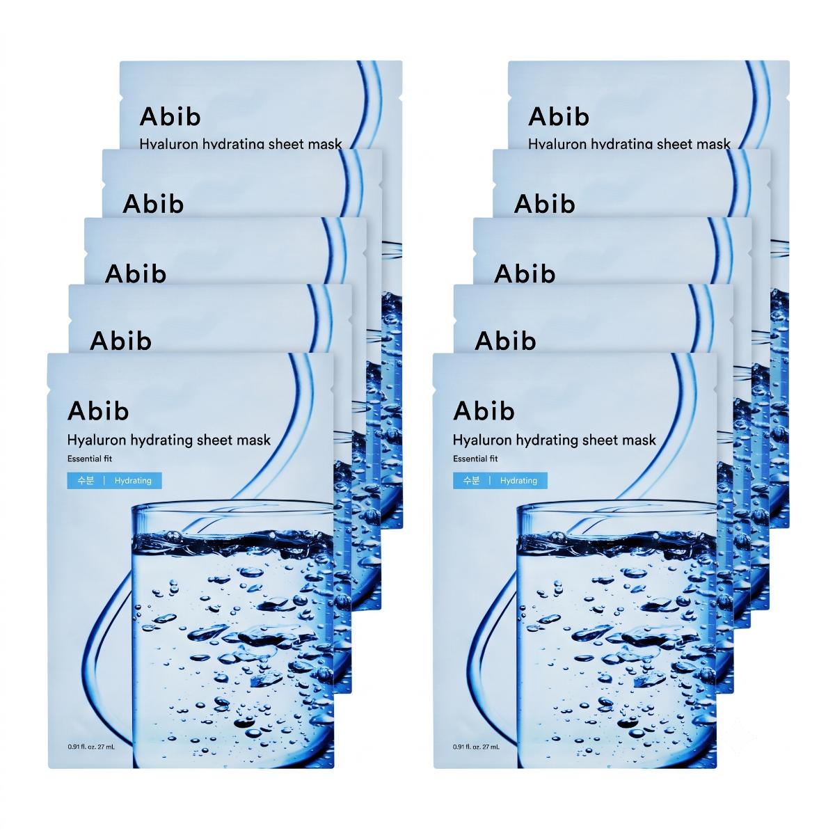 Abib Hyaluron Hydrating Sheet Mask Essential Fit 10 Sheets
