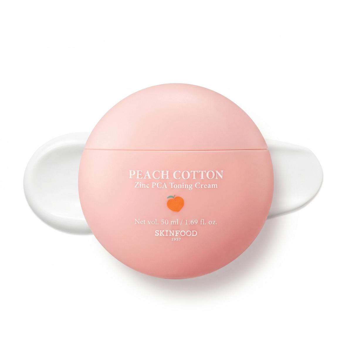 SKINFOOD Peach Cotton Zinc PCA Toning Cream 50ml