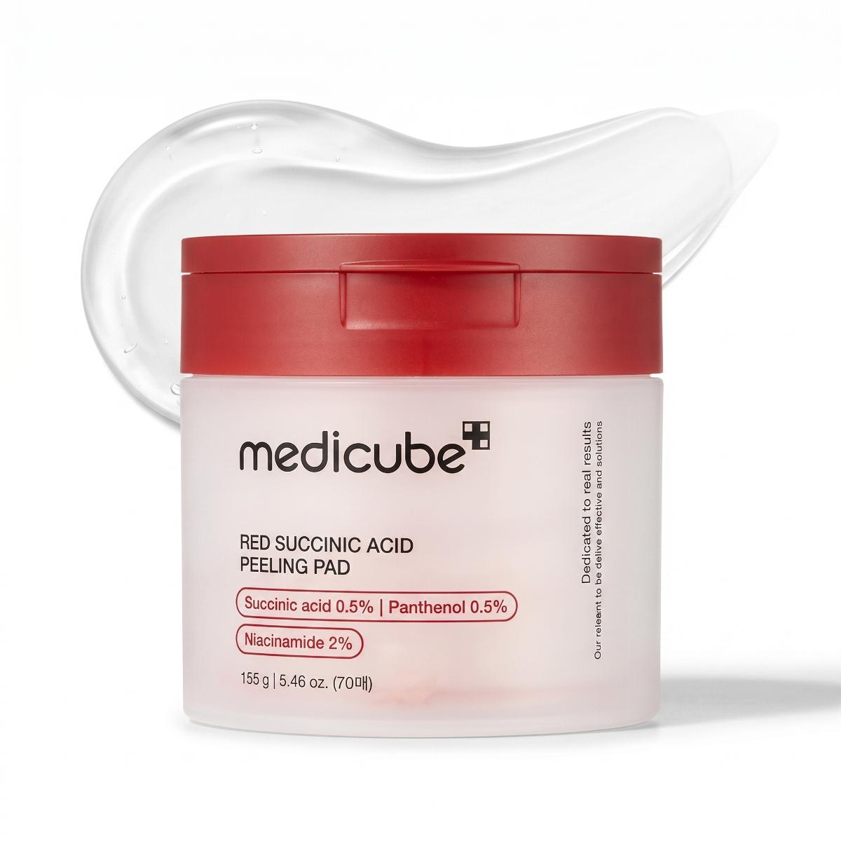 MEDICUBE Red Succinic Acid Peeling Pads 70 Pads