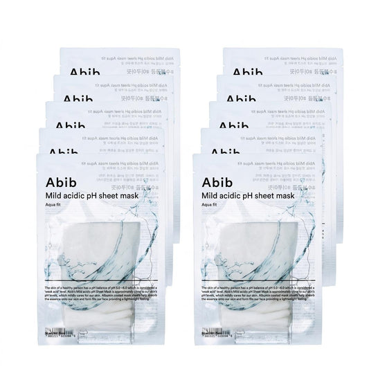 Abib Mild Acidic pH Sheet Mask Aqua Fit 10 Sheets