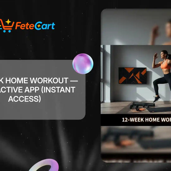 12-Week Home Workout &mdash; Interactive App (Instant Access) by@Outfy