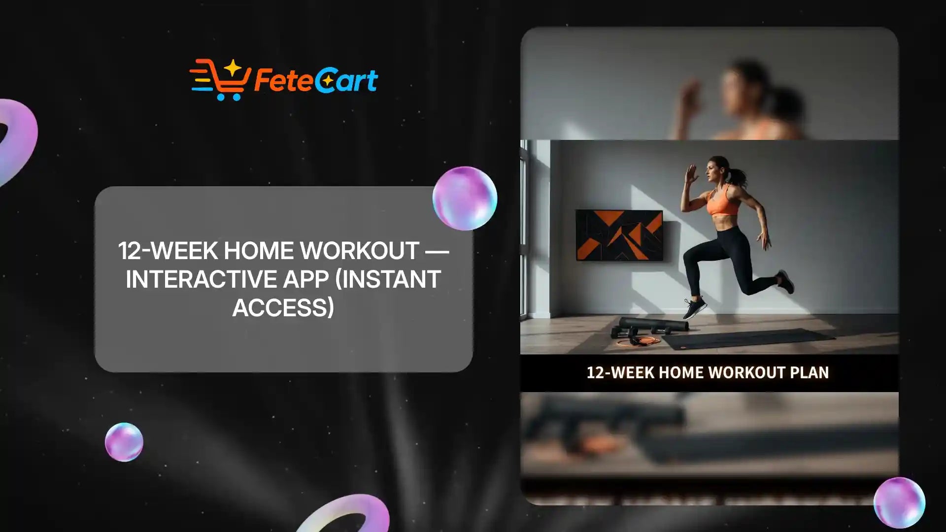 12-Week Home Workout &mdash; Interactive App (Instant Access) by@Outfy